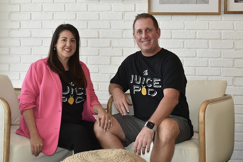 Tali and Jeremy Williams are the owners of The Juice Pod on Lakewood Main Street.